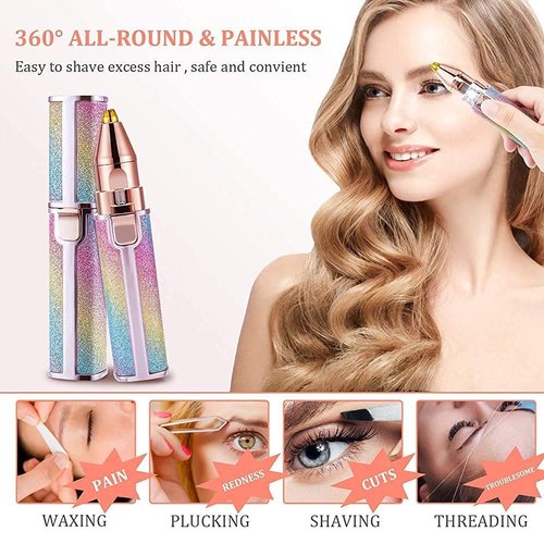 2 in 1 Facial Hair Trimmer - Flawless Facial Hair Remover