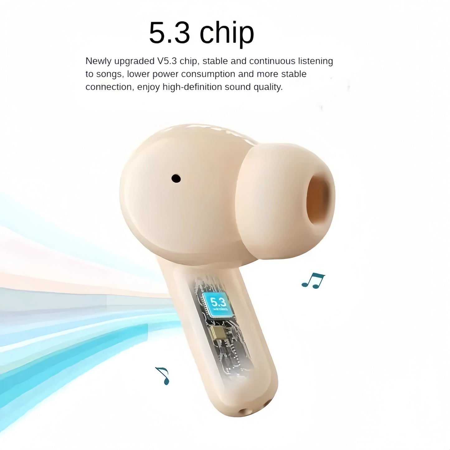 S510 TWS Wireless Headphones LED Power Earphones Digital Display