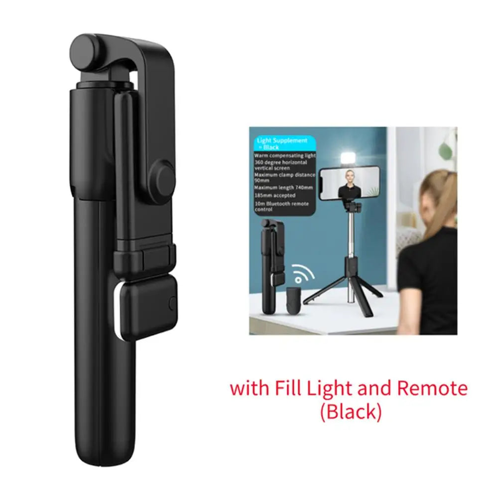 Portable Bluetooth Selfie Stick Tripod Holder with Remote Shutter