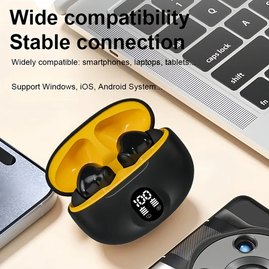 S510 TWS Wireless Headphones LED Power Earphones Digital Display